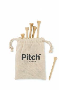 Logo trade mainoslahja ja liikelahja tuotekuva: Bambu golf tiisetti