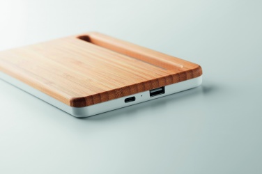 Logo trade liikelahja kuva: Bambu langaton laturi 5W KERALA