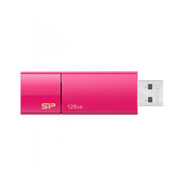 Logo trade mainoslahja ja liikelahja tuotekuva: Pendrive Silicon Power 3.0 Blaze B05, pinkki