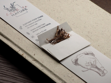 Logo trade liikelahja mainoslahja tuotekuva: Kierrätetty norsu Poo muistikirja 209734400