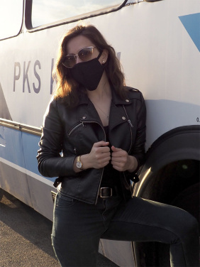 Logotrade mainoslahjat ja liikelahjat tuotekuva: VENUS PRO puuvillamaski HEPA-suodatintaskulla 1378165