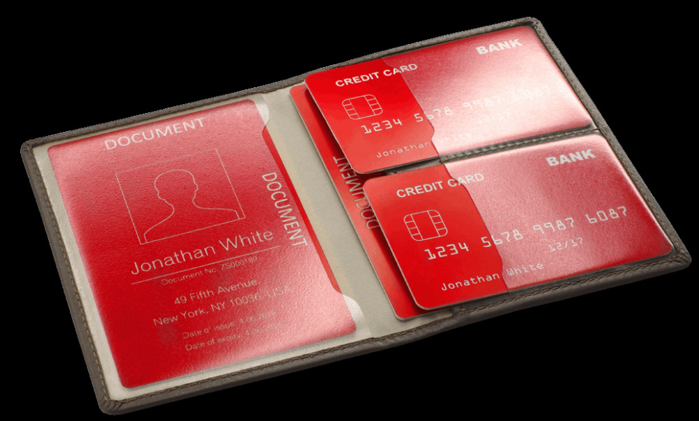 Logo trade liikelahjat mainoslahjat kuva: RFID asiakirjalompakko 611131