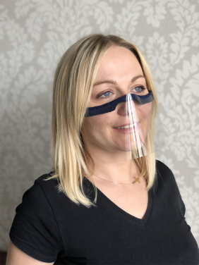 Logo trade mainoslahjat ja liikelahjat kuva: KALIPSO kasvosuoja - läpinäkyvä maski suulle ja nenälle 1447162