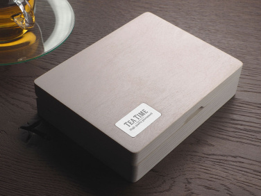 Logo trade liikelahja kuva: Puinen laatikko 1819121