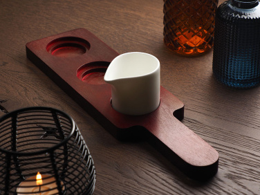 Logo trade mainoslahjat tuotekuva: Puinen 3 Shot tarjoilulauta 1863121