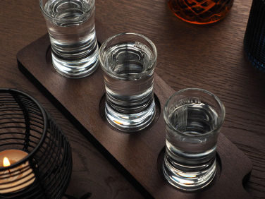 Logotrade mainoslahja tuotekuva: Puinen 3 Shot tarjoilulauta 1863121