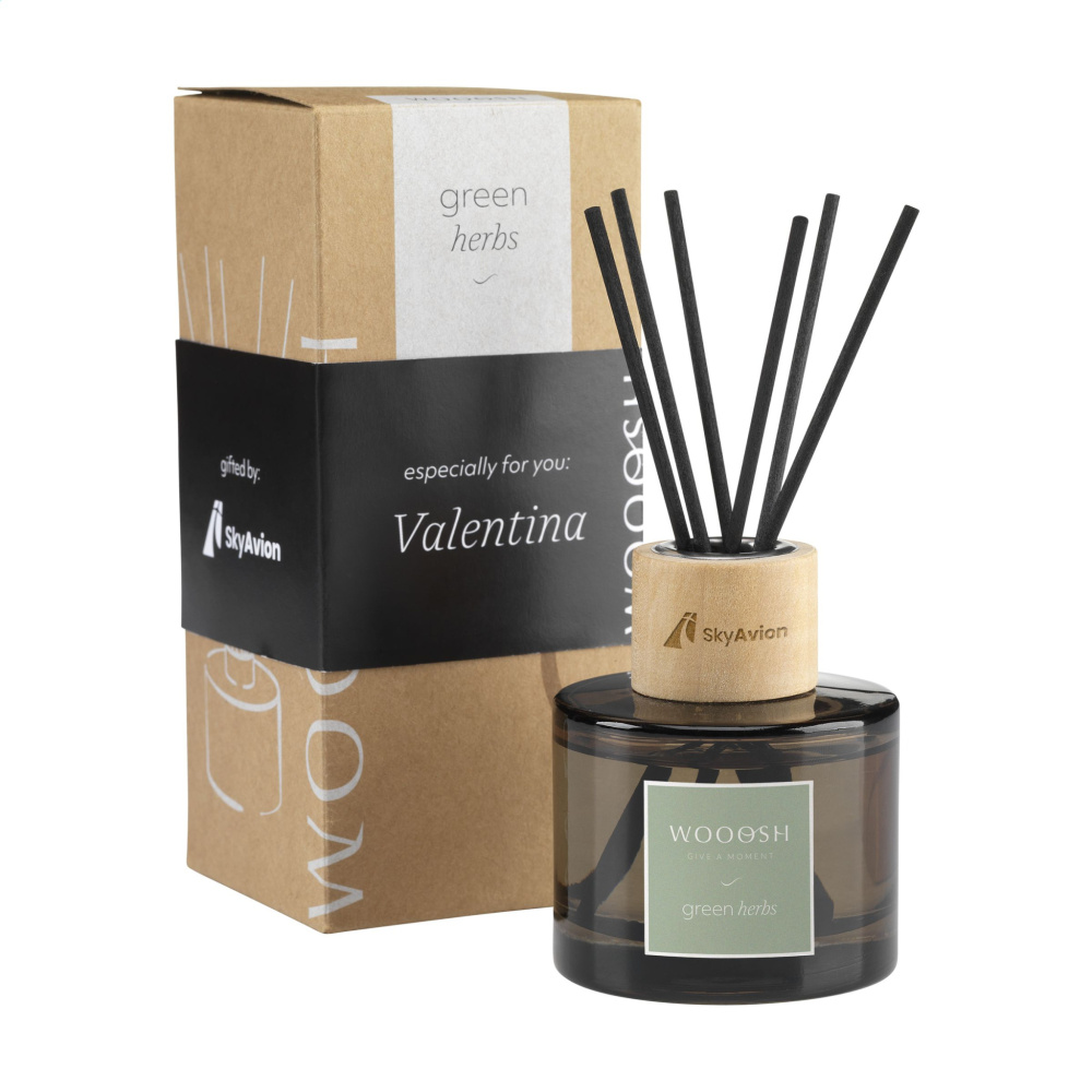 Logotrade mainoslahja tuotekuva: Wooosh Fragrance Sticks Vihreät yrtit