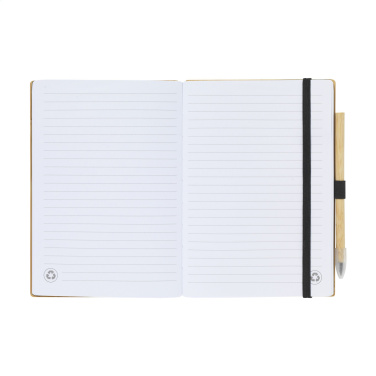 Logo trade liikelahjat tuotekuva: BambooPlus Paper Notebook A5 - Inkless Pen