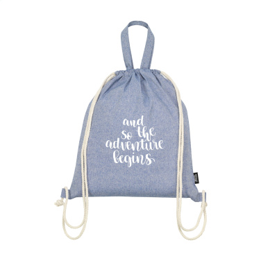 Logo trade mainostuote kuva: GRS Recycled Cotton PromoBag Plus (180 g/m²) reppu