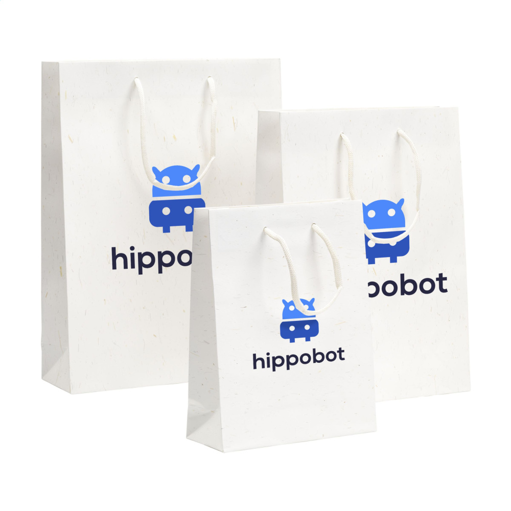 Logotrade mainoslahja tuotekuva: Leaf It Bag kierrätetty olkikuiduilla (180 g/m²) M