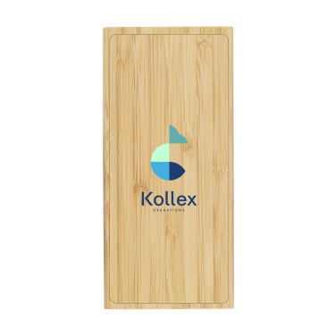 Logotrade mainostuotet kuva: Bamboo 8000 Wireless Powerbank langaton laturi