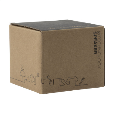 Logo trade liikelahja kuva: Langaton Wave Bamboo -kaiutin