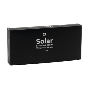 Logotrade liikelahjat mainoslahjat tuotekuva: Solar Powerbank 8000+ langaton laturi