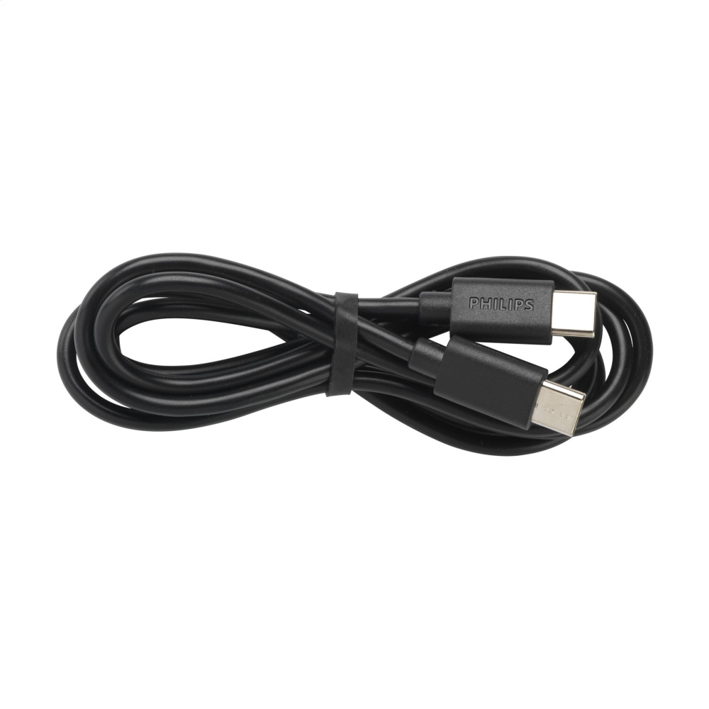 Logotrade liikelahja tuotekuva: Philips-kaapeli USB-C - USB-C