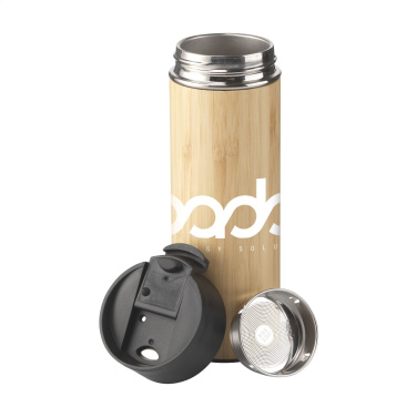 Logo trade mainostuote kuva: Sakura 360 ml bambu lämpöpullo/termokuppi