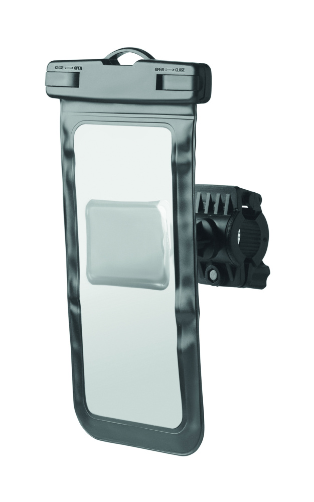 Logotrade mainoslahja tuotekuva: Pyörän mobiilitelinekotelo PVC:tä