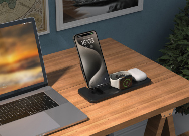 Logotrade mainostuotet kuva: Urban Vitamin Torrance 3 in 1 magneettinen 15 W laturi