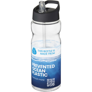 Logo trade liikelahjat tuotekuva: H2O Active® Eco Base 650 ml -urheilujuomapullo kaatonokkakannella
