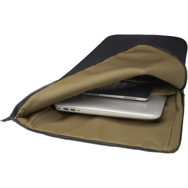 Logotrade mainoslahja tuotekuva: Turner 15,6” GRS-kierrätetty rullasuinen kannettavan tietokoneen reppu 12 l