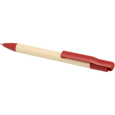 Logo trade liikelahja kuva: Liliana sokeriruokopaperinen kuulakärkikynä (sininen muste)