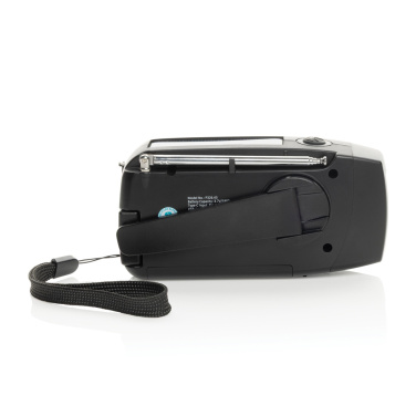 Logotrade mainoslahjat kuva: RescueWave hätätilaradio, valmistettu RCS-kierrätysmuovista.