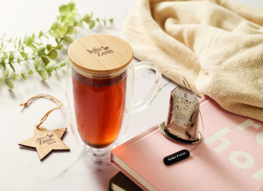 Logotrade mainoslahjat kuva: Kaksiseinäinen lasimuki 450ml