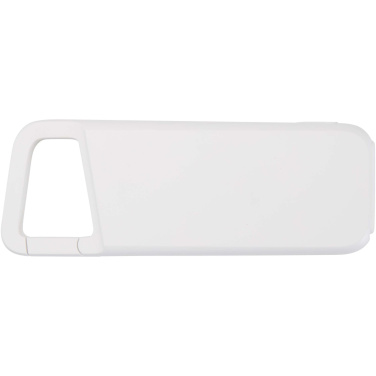 Logotrade liikelahjat mainoslahjat tuotekuva: Alkes 5 000 mAh:n ja 12 W:n kierrätysmuovista valmistettu vedenkestävä varavirtalähde jousihaalla