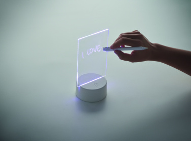 Logo trade liikelahja mainoslahja tuotekuva: Valaistu LED-muistitaulu