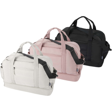 Logotrade liikelahja mainoslahja kuva: Puffer GRS-kierrätetty duffelilaukku eristetyllä pohjalla, 30 L