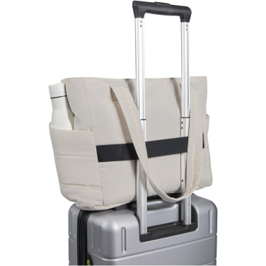 Logotrade mainoslahja ja liikelahja kuva: Puffer 15,6 tuuman GRS-kierrätetystä materiaalista valmistettu kannettavan tietokoneen laukku, 18 l