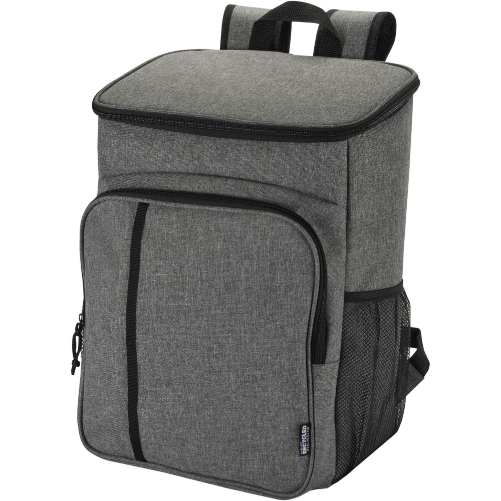 Logotrade liikelahjat kuva: Tundra GRS- kierrätetty piknik-kylmäreppu aterinsetillä