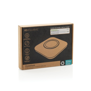 Logotrade mainoslahjat kuva: Quantum ultra-nopea 25 W magneettinen langaton latausalusta