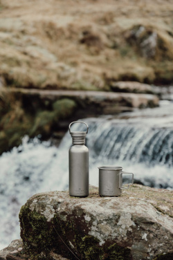 Logotrade liikelahjat mainoslahjat tuotekuva: Nordic Drift Trail -ultrakevyt titaanijuomapullo 600 ml