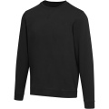 Jasper unisex-svetari pyöreällä kaula-aukolla, Musta
