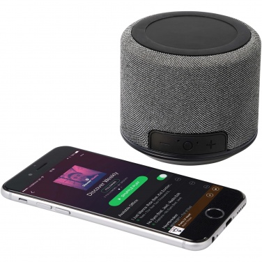 Logotrade dovana nuotrauka: Šviesolaidinis 3W belaidžio įkrovimo Bluetooth® garsiakalbis