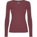 Itin ilgomis rankovėmis moteriški marškinėliai, Uoga raudona