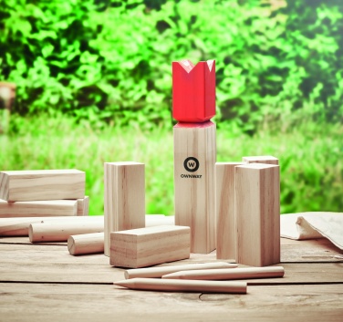 Logotrade verslo dovanos nuotrauka: Pušyno lauko mėtymo žaidimas