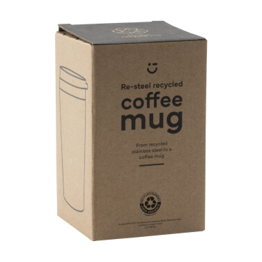 Logotrade dovana nuotrauka: Re-Steel RCS Recycled Coffee Mug 380 ml termopuodelis