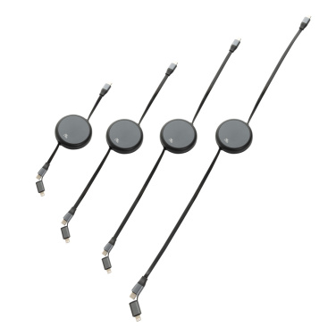 Logotrade reklaminės dovanos nuotrauka: „Terra RCS“ perdirbto aliuminio ištraukiamas 240 W 2 viename laidas