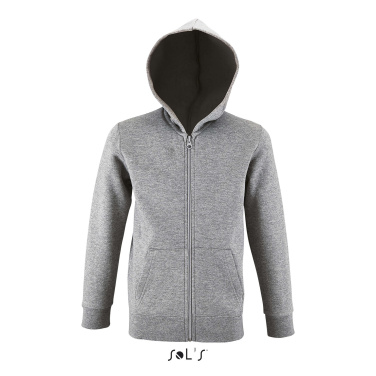 Logotrade reklaminės dovanos nuotrauka: STONE KIDS ZIP HOODIE 260