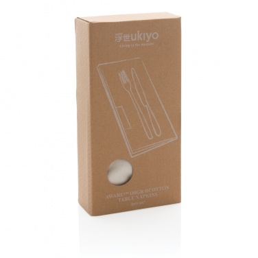 Logotrade Ideja dāvanas foto: Ukiyo Aware™ 180gr kokvilnas galda salvetes 4gab komplekts
