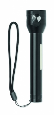 Logotrade korporatīvās dāvanas foto: 3-vienā alumīnija lukturis ar avārijas āmuru un drošības jostas griezēju, pielāgojams ar apdruku