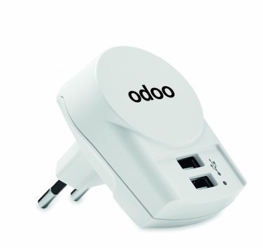 Logotrade dāvanas foto: Skross Euro USB lādētājs (2xA) 12W