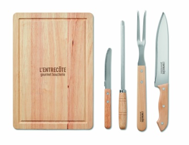 Logotrade korporatīvās dāvanas foto: Komplektā 4 BBQ grilēšanas piederumi