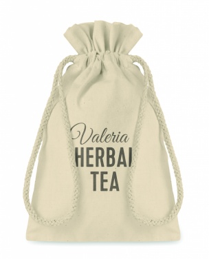 Logotrade korporatīvās dāvanas foto: Maza kokvilnas auklas somiņa