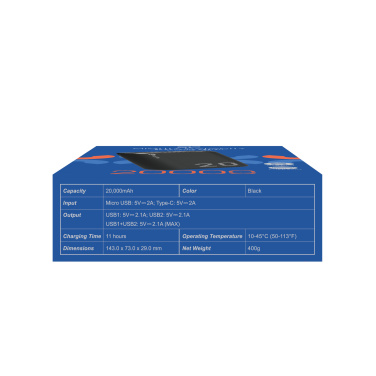 Logotrade Ideja dāvanas foto: Strāvas banka Silicon Power GS15 20000 mAh