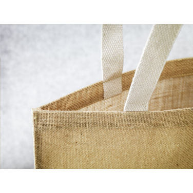 Logotrade logo dāvanas foto: Madrides džutas Shopper soma