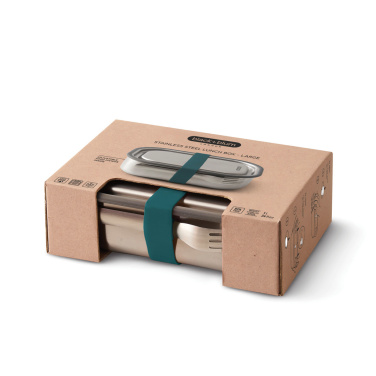 Logotrade korporatīvās dāvanas foto: Black+Blum nerūsējošā tērauda pusdienu kaste liela