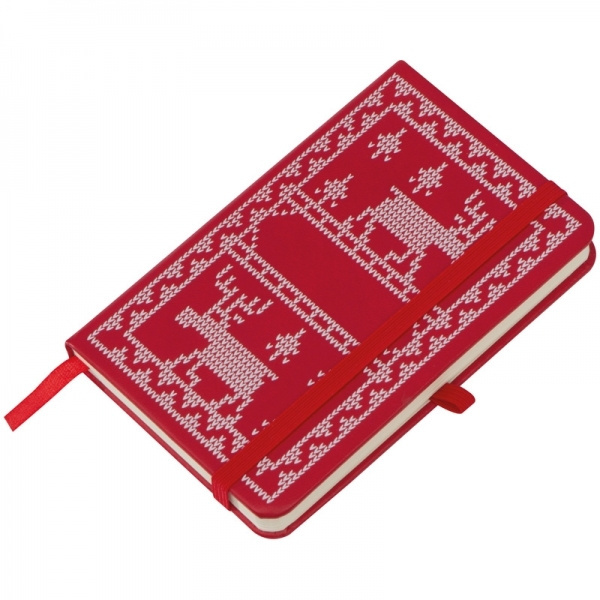 Logotrade ziemassvētku dāvanas foto: A6 piezīmju grāmatiņa ar Ziemassvētku dizainu