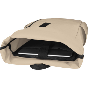 Logotrade biznesa dāvanas foto: Byron 15,6 collu GRS RPET mugursoma ar rullīti 18L